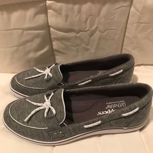 Gray grasshoppers ortholite shoes